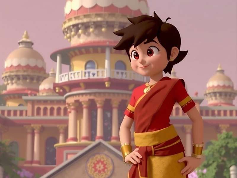 Ginger Leap Main Character Chotu in Adrak Nagar